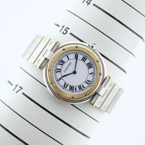 Cartier Santos 8191 27mm Yellow gold and Stainless steel White 13