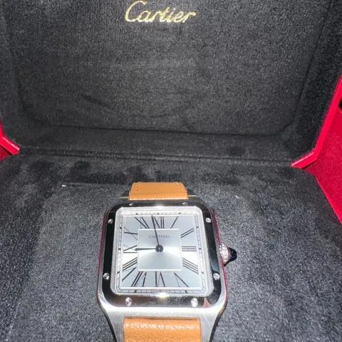 Cartier Santos Dumont WSSA0022 43.5mm Stainless steel Silver