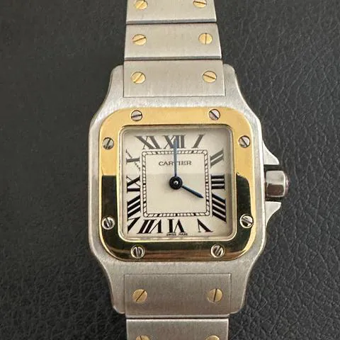 Cartier Santos W20012C4 24mm Yellow gold and Stainless steel White 8