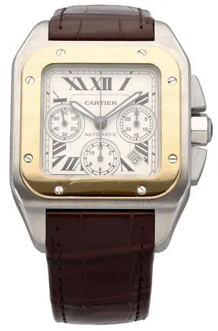 Cartier Santos W20091X7 42mm Stainless steel Champagne