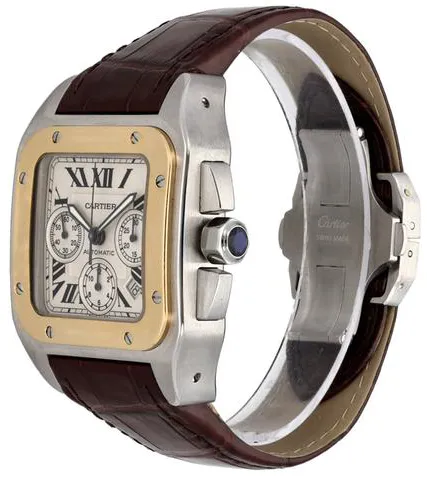 Cartier Santos W20091X7 42mm Stainless steel Champagne 1