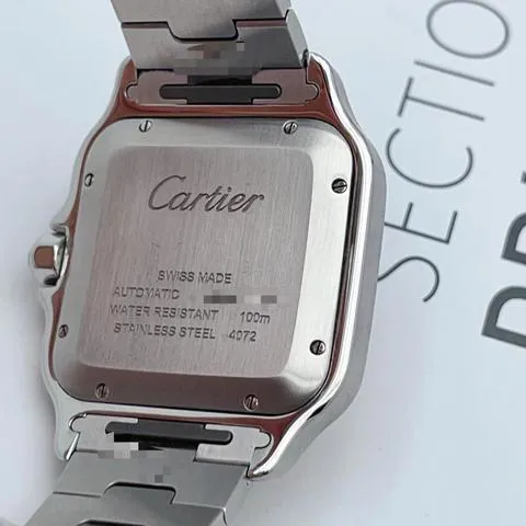 Cartier Santos W2SA0006 40mm Yellow gold and Stainless steel Silver 3