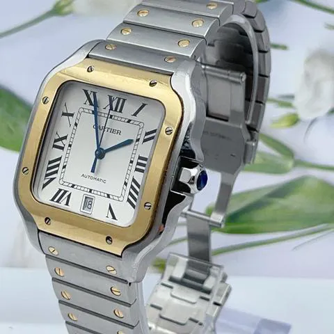 Cartier Santos W2SA0006 40mm Yellow gold and Stainless steel Silver 5