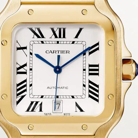 Cartier Santos WGSA0029 40mm Yellow gold Silver 6