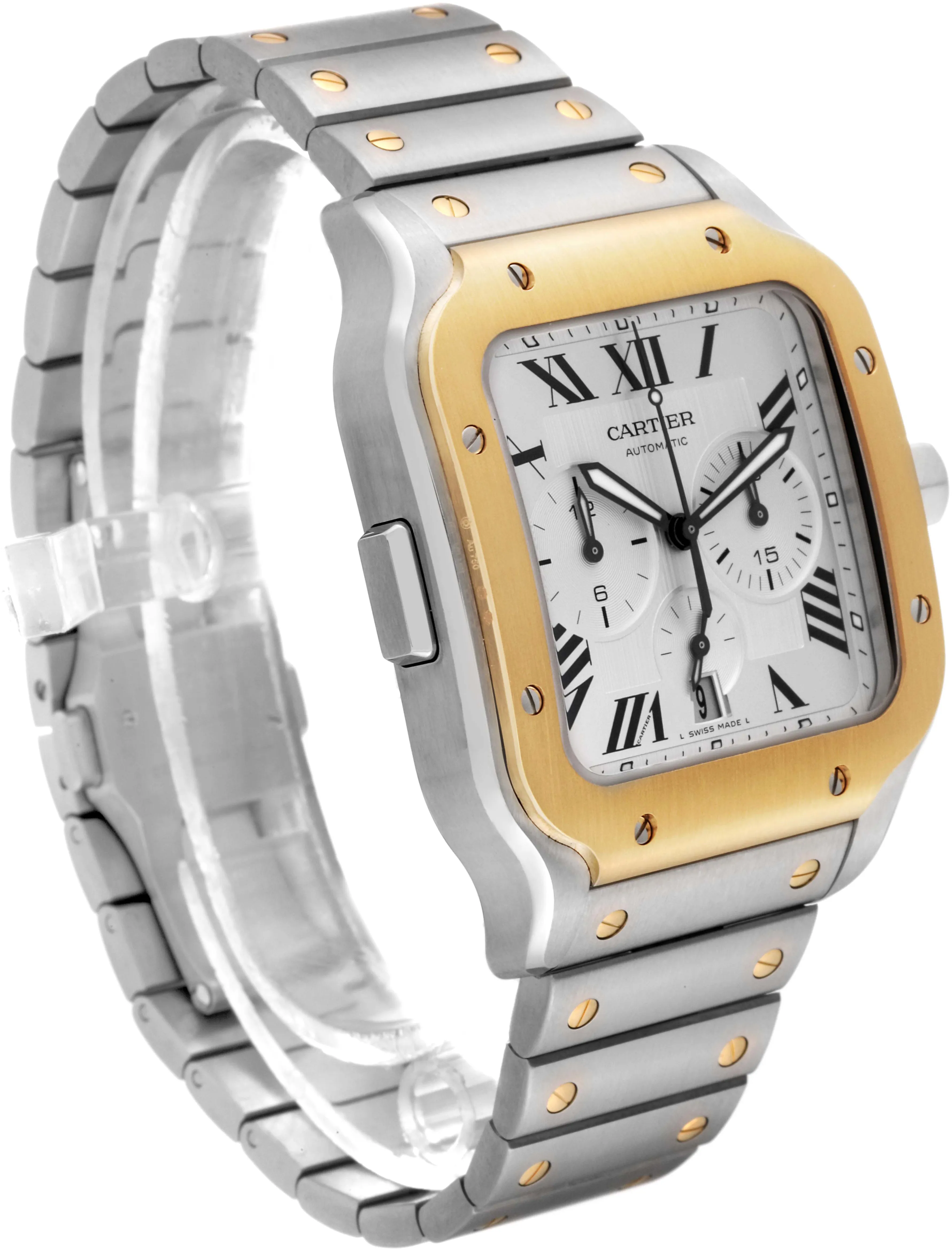 Cartier Santos XL W2SA0008 45mm Stainless steel Satin-brushed silver 3