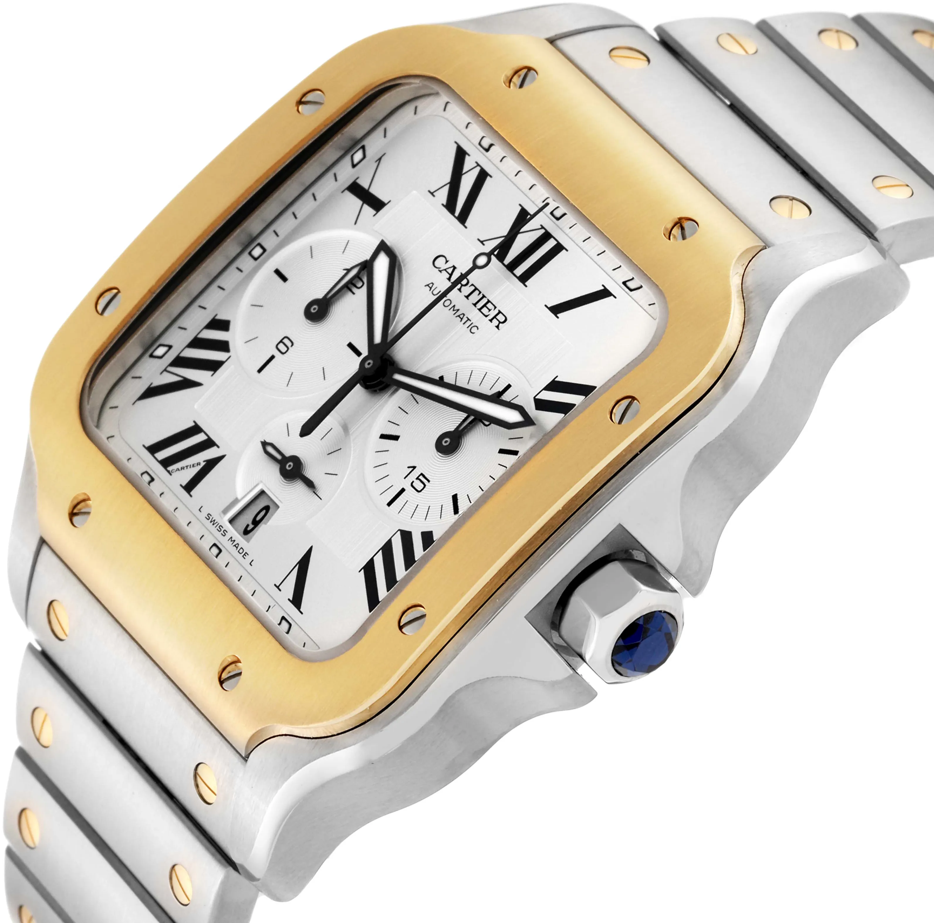 Cartier Santos XL W2SA0008 45mm Stainless steel Satin-brushed silver 5