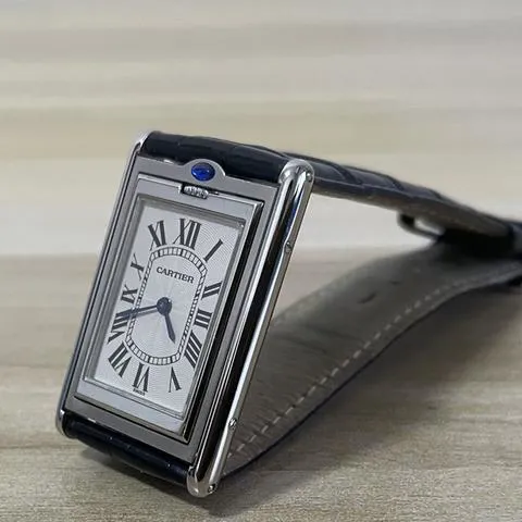 Cartier Tank 2390 25mm Stainless steel White