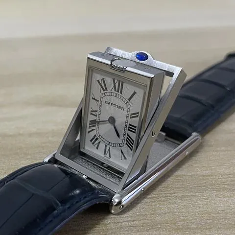 Cartier Tank 2390 25mm Stainless steel White 1