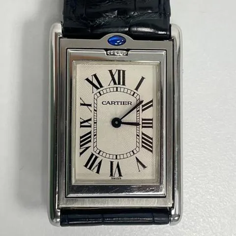 Cartier Tank 2390 25mm Stainless steel White 4