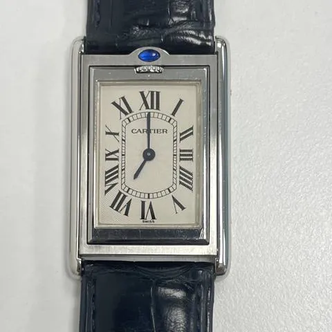 Cartier Tank 2390 25mm Stainless steel White 7