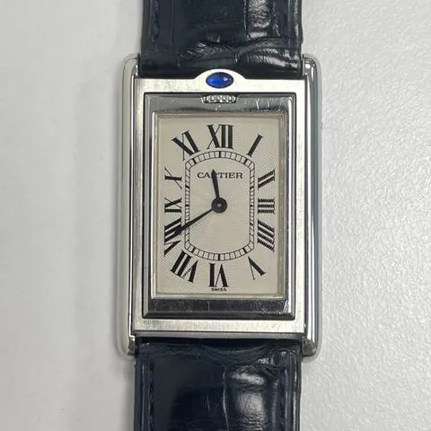 Cartier Tank 2390 25mm Stainless steel White 8