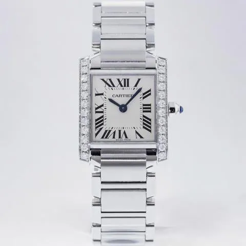 Cartier Tank Française W4TA0008 20mm Stainless steel Silver