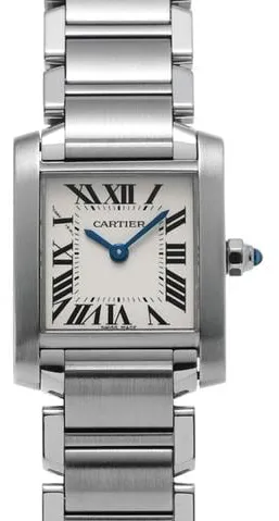 Cartier Tank Française W51008Q3 20mm Stainless steel Silver