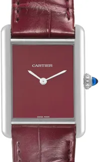 Cartier Tank Must WSTA0054 Stainless steel Red