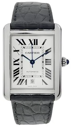 Cartier Tank W5200027 31mm Stainless steel Silver