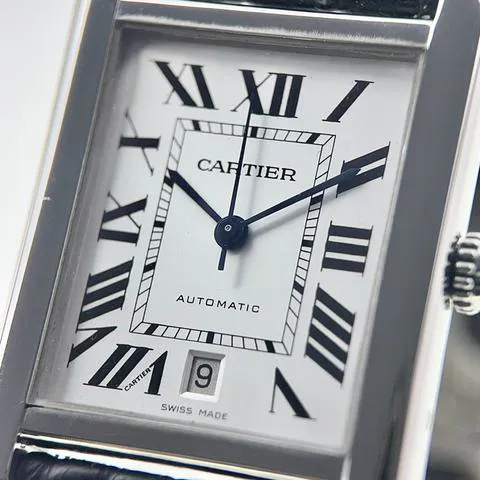 Cartier Tank W5200027 31mm Stainless steel Silver 1