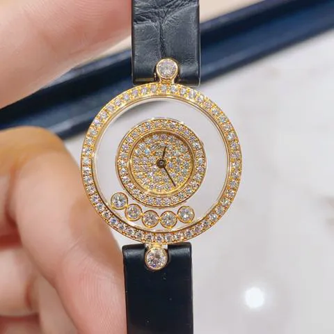 Chopard Happy Diamonds 203957-0002 25mm Yellow gold