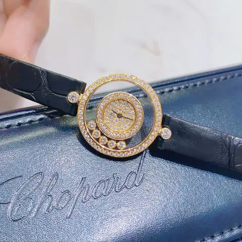 Chopard Happy Diamonds 203957-0002 25mm Yellow gold 7