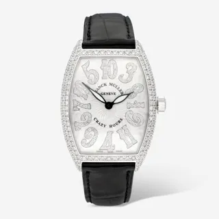 Franck Muller Cintree Curvex 7880 CH NBR D6 CD White gold Silver