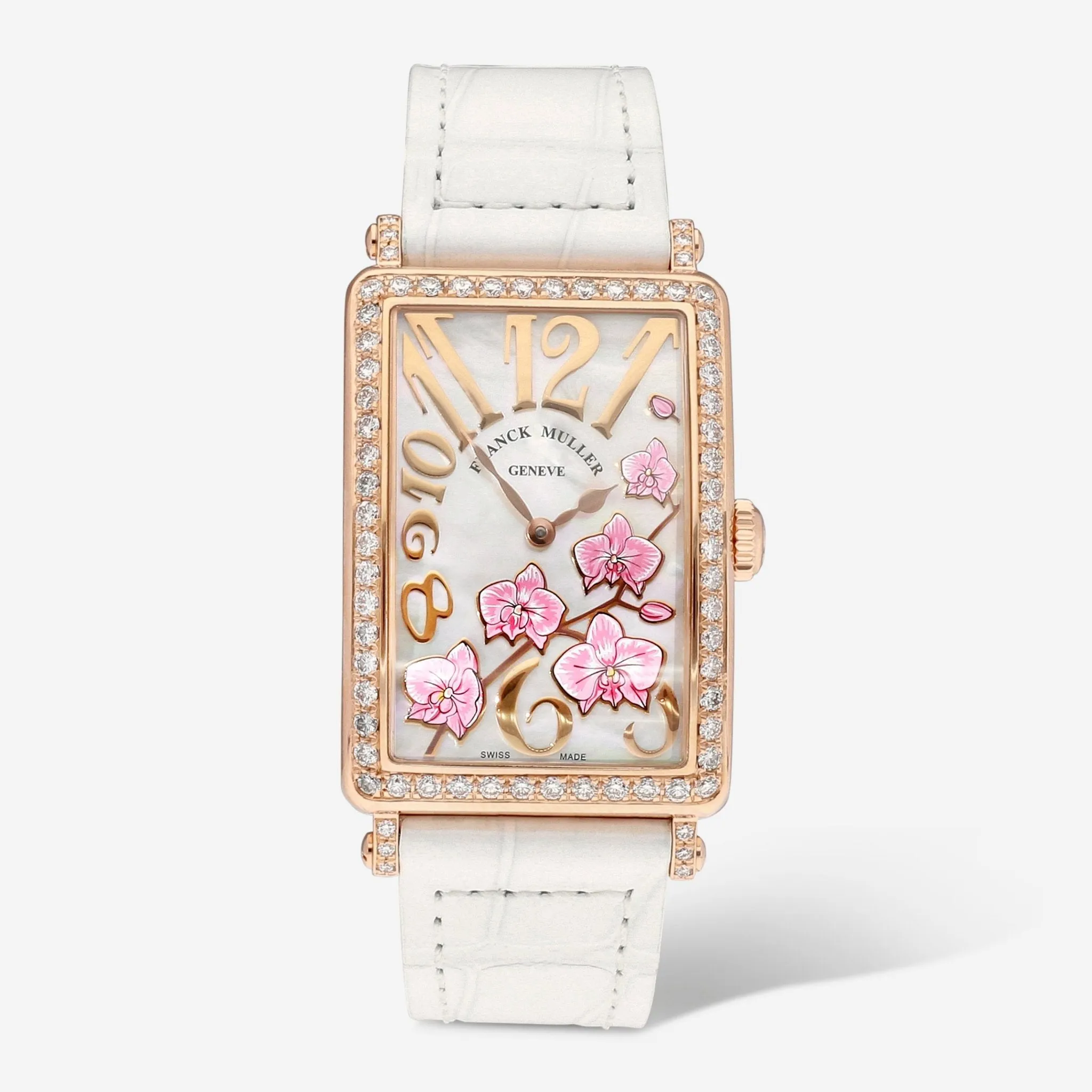 Franck Muller Long Island 952 QZ REL MOP BC RS D 1R LTD 25mm Rose gold and 18k rose gold Mother-of-pearl