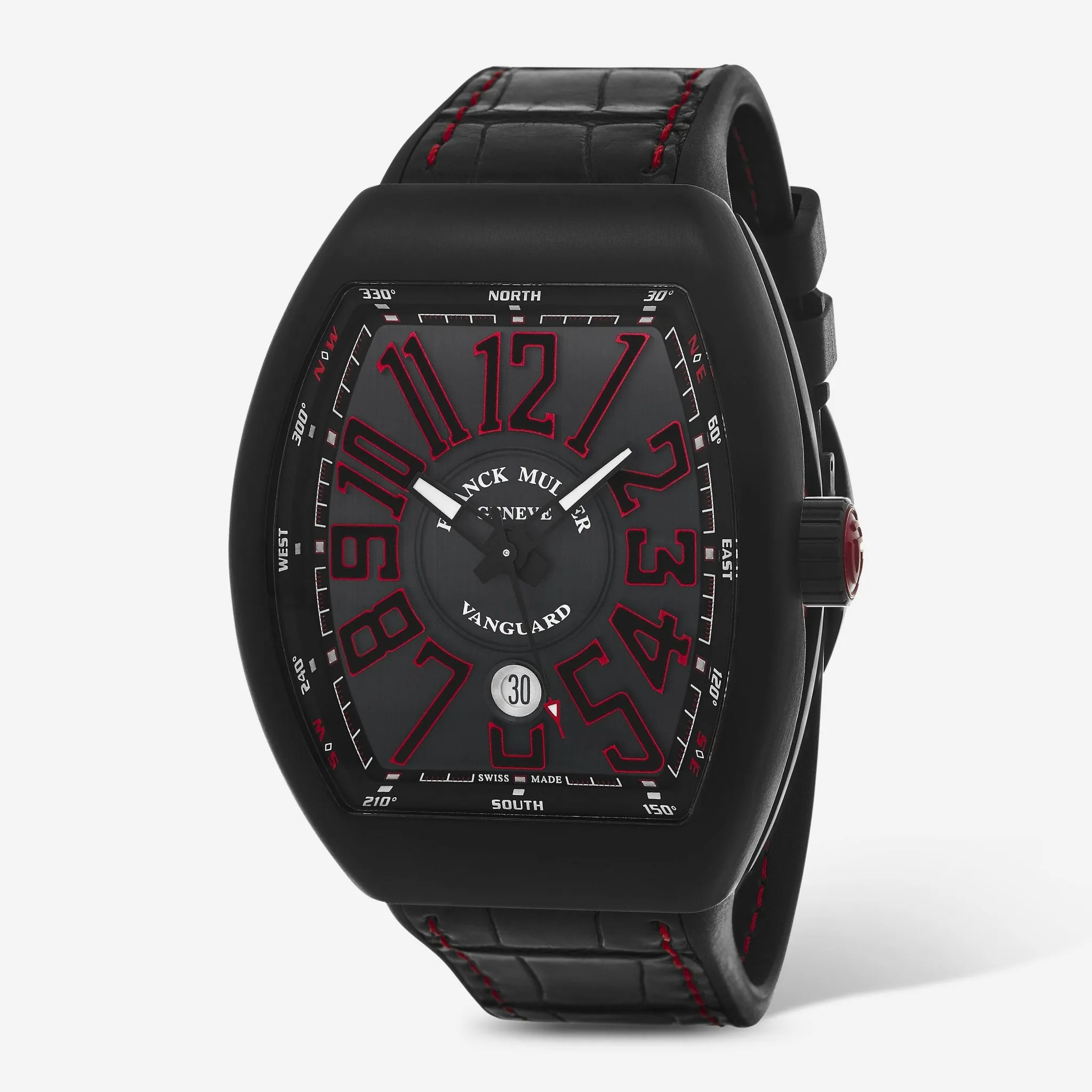 Franck Muller Vanguard 45SCBLKBLKRED 45mm Titanium Black