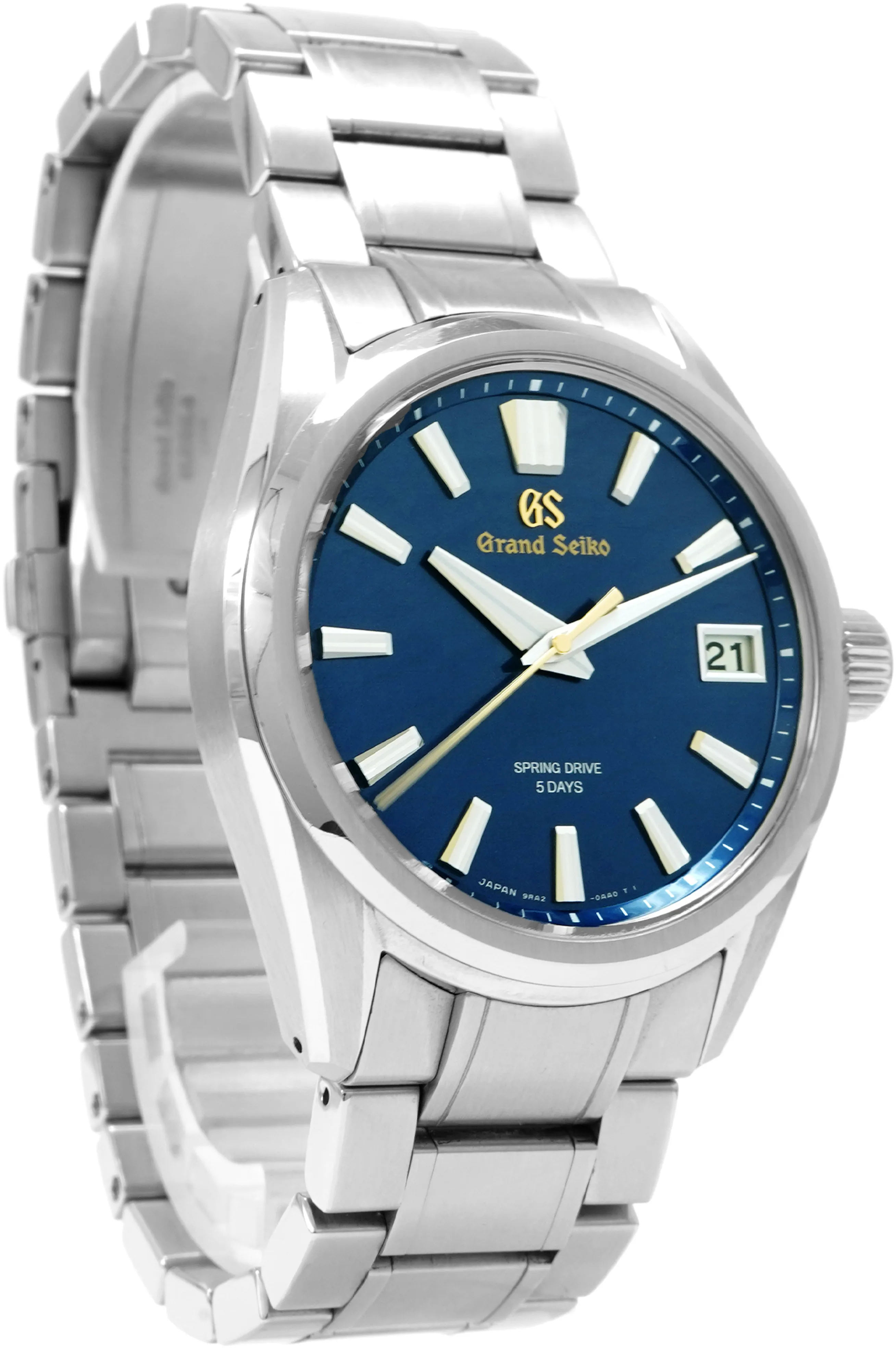 Grand Seiko Spring Drive SLGA007 40mm Stainless steel Blue 2