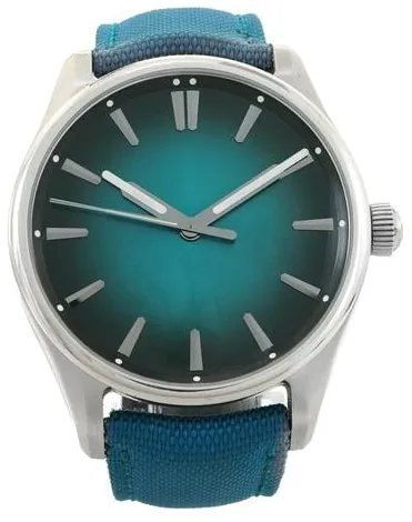 H. Moser & Cie. Pioneer 3200-1214 43mm Stainless steel Blue