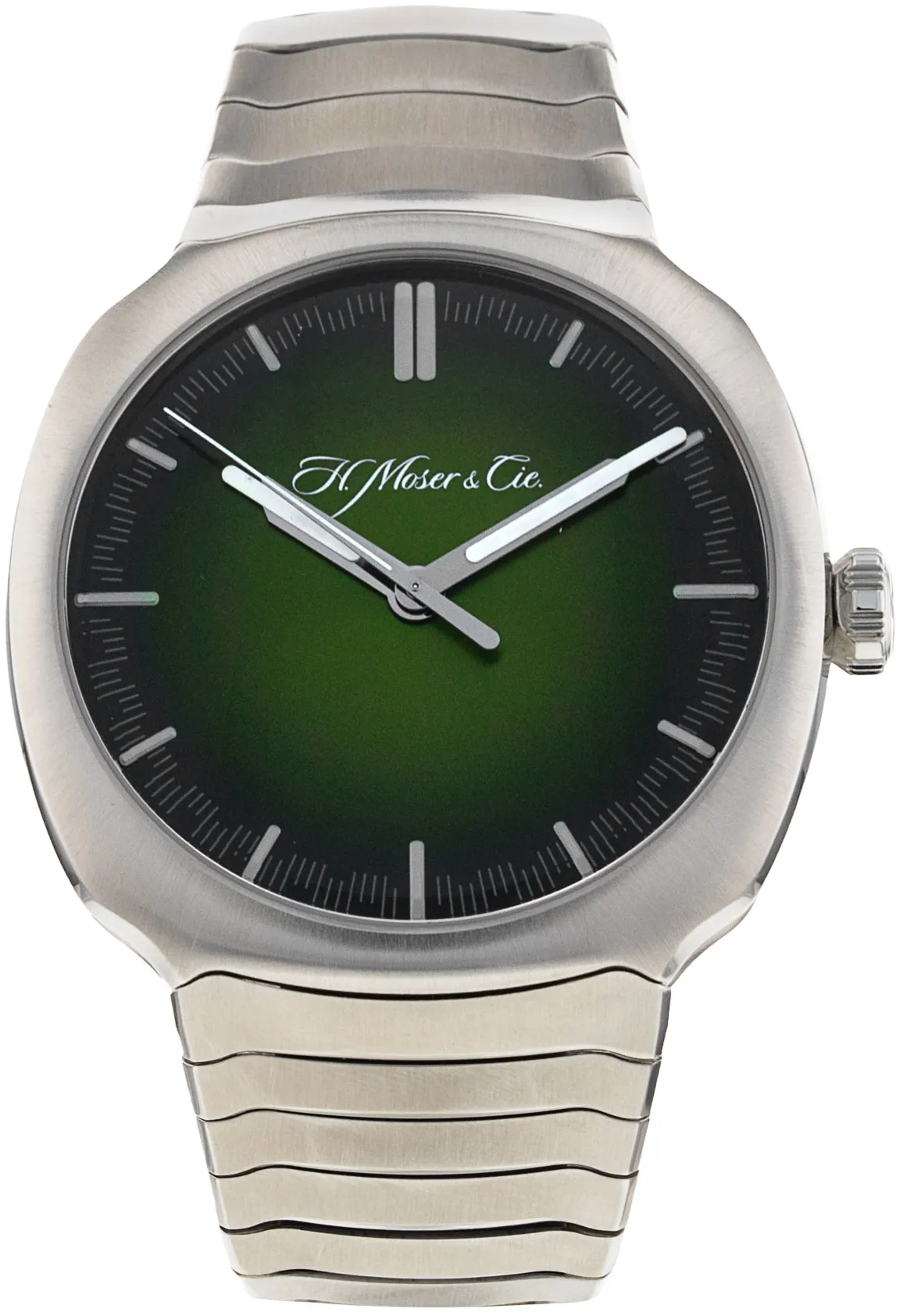 H. Moser & Cie. Streamliner 6200-1200 40mm Stainless steel Green