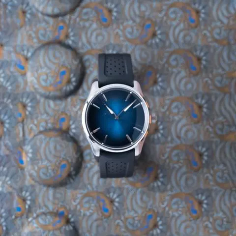 H. Moser & Cie. 3200-1203 43mm Stainless steel Blue