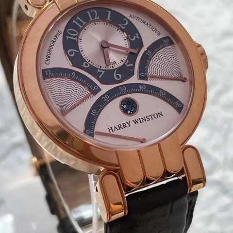 Harry Winston Premier 200-MMTZ39W 39mm Rose gold White