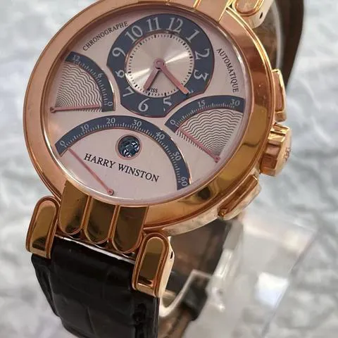 Harry Winston Premier 200-MMTZ39W 39mm Rose gold White 3