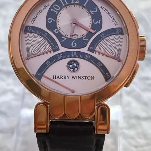 Harry Winston Premier 200-MMTZ39W 39mm Rose gold White 4