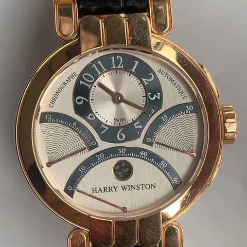 Harry Winston Premier 200-MMTZ39W 39mm Rose gold White 10