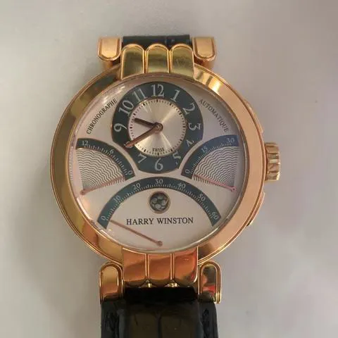 Harry Winston Premier 200-MMTZ39W 39mm Rose gold White 11