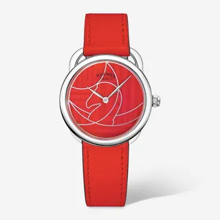 Hermès Arceau W045755WW00 Stainless steel Red