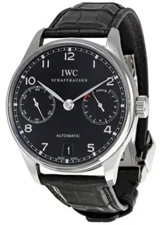 IWC Portugieser IW500109 Stainless steel Black