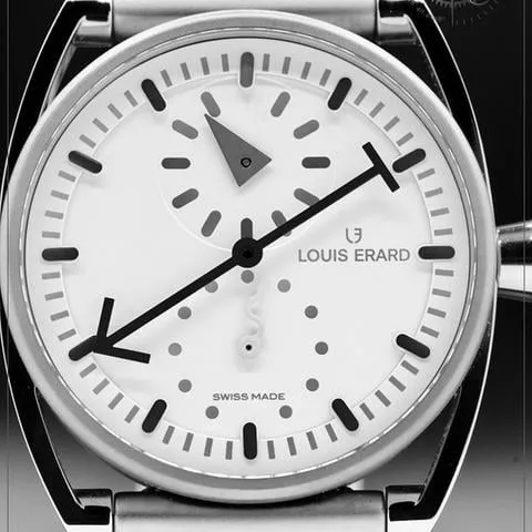 Louis Erard Excellence 85358TT01.BTT83 40mm Titanium Silver and White