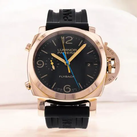 Panerai Luminor 1950 PAM 00525 44mm Rose gold Black