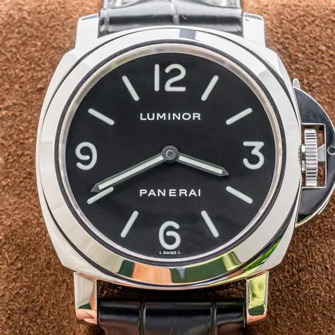 Panerai Luminor Base PAM 00112 44mm Stainless steel Black 1