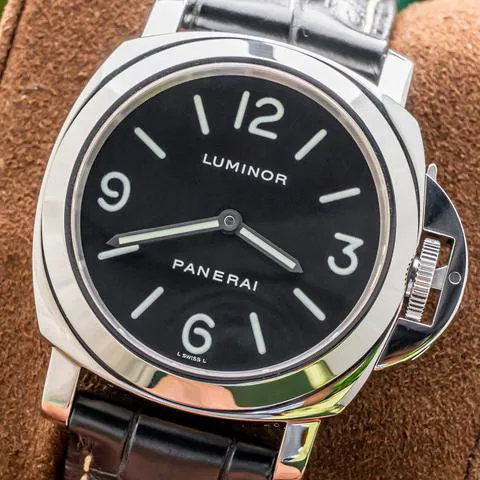 Panerai Luminor Base PAM 00112 44mm Stainless steel Black 2