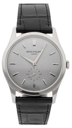 Patek Philippe Calatrava 5196G-001 37mm White gold Silver