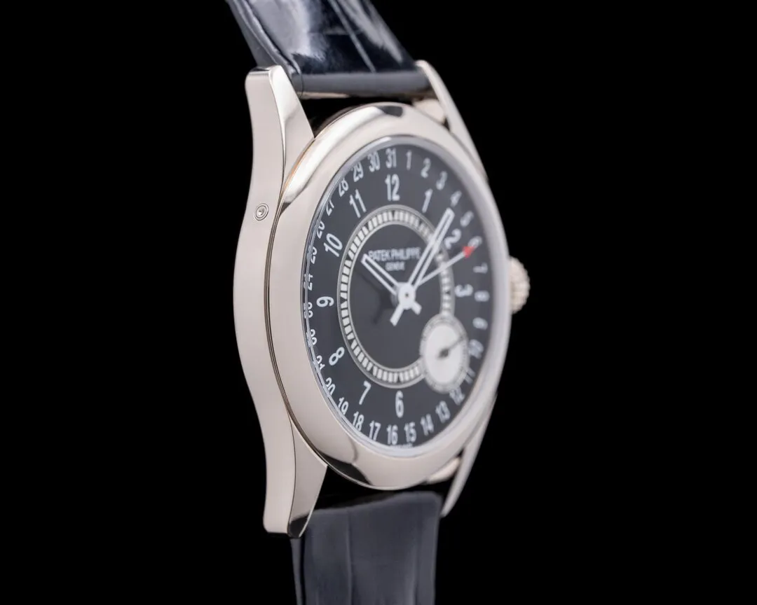 Patek Philippe Calatrava 6006G-001 39mm White gold Black 1