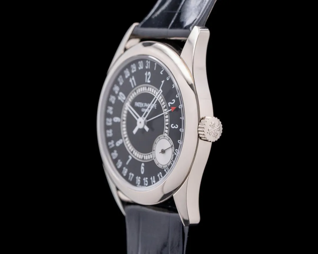 Patek Philippe Calatrava 6006G-001 39mm White gold Black 2