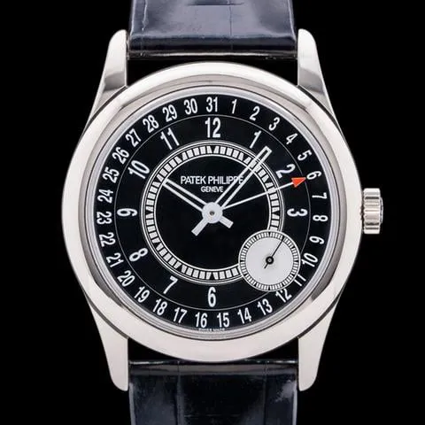 Patek Philippe Calatrava 6006G-001 39mm White gold Black