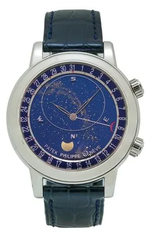 Patek Philippe Celestial 6102P-001 10.6mm Platinum Blue