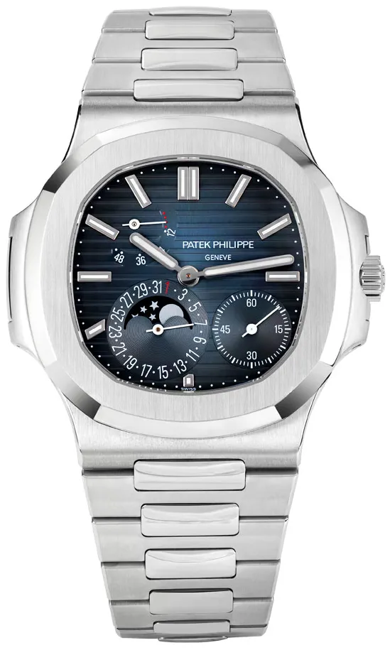 Patek Philippe Nautilus Moonphase 5712/1A-001 40mm Stainless steel Blue