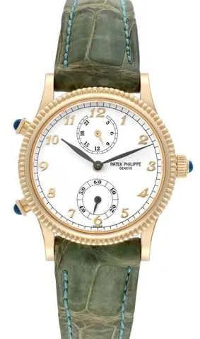 Patek Philippe Travel Time 4864J-001 29mm Yellow gold White