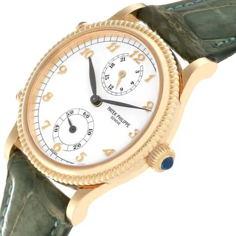 Patek Philippe Travel Time 4864J-001 29mm Yellow gold White 11