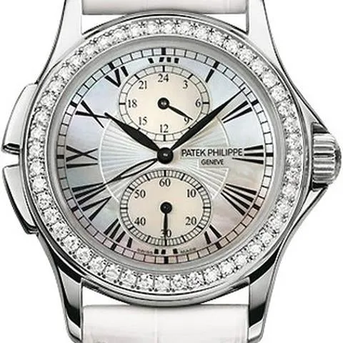 Patek Philippe Travel Time 4934g-001 35mm White gold Blue