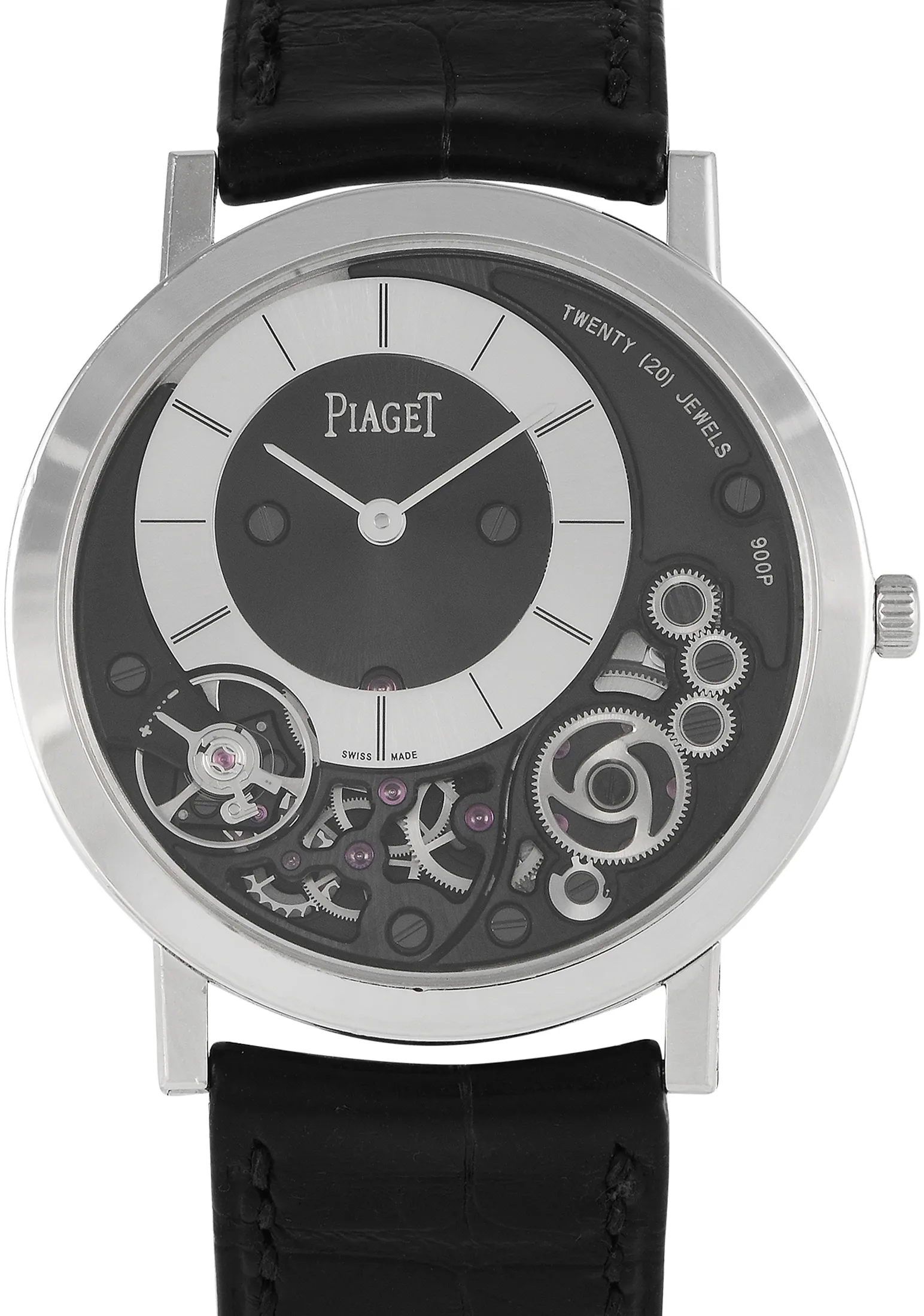 Piaget Altiplano G0A39111 38mm White gold and 18k white gold Gray